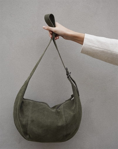 Soft Rebels - SRPetra Suede Taske - Dark Olive